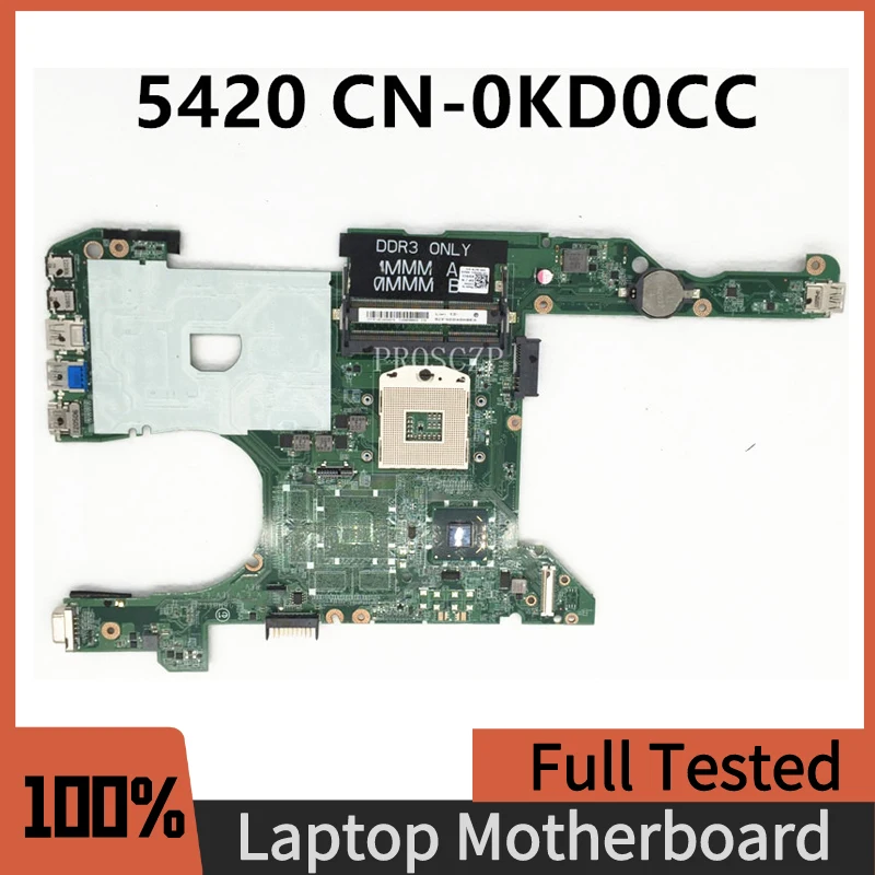 CN-0KD0CC 0KD0CC KD0CC Бесплатная доставка Материнская плата для ноутбука DELL 5420 материнская плата DA0R08MB6E2 PGA989 HM77 DDR3 100% хорошо работает