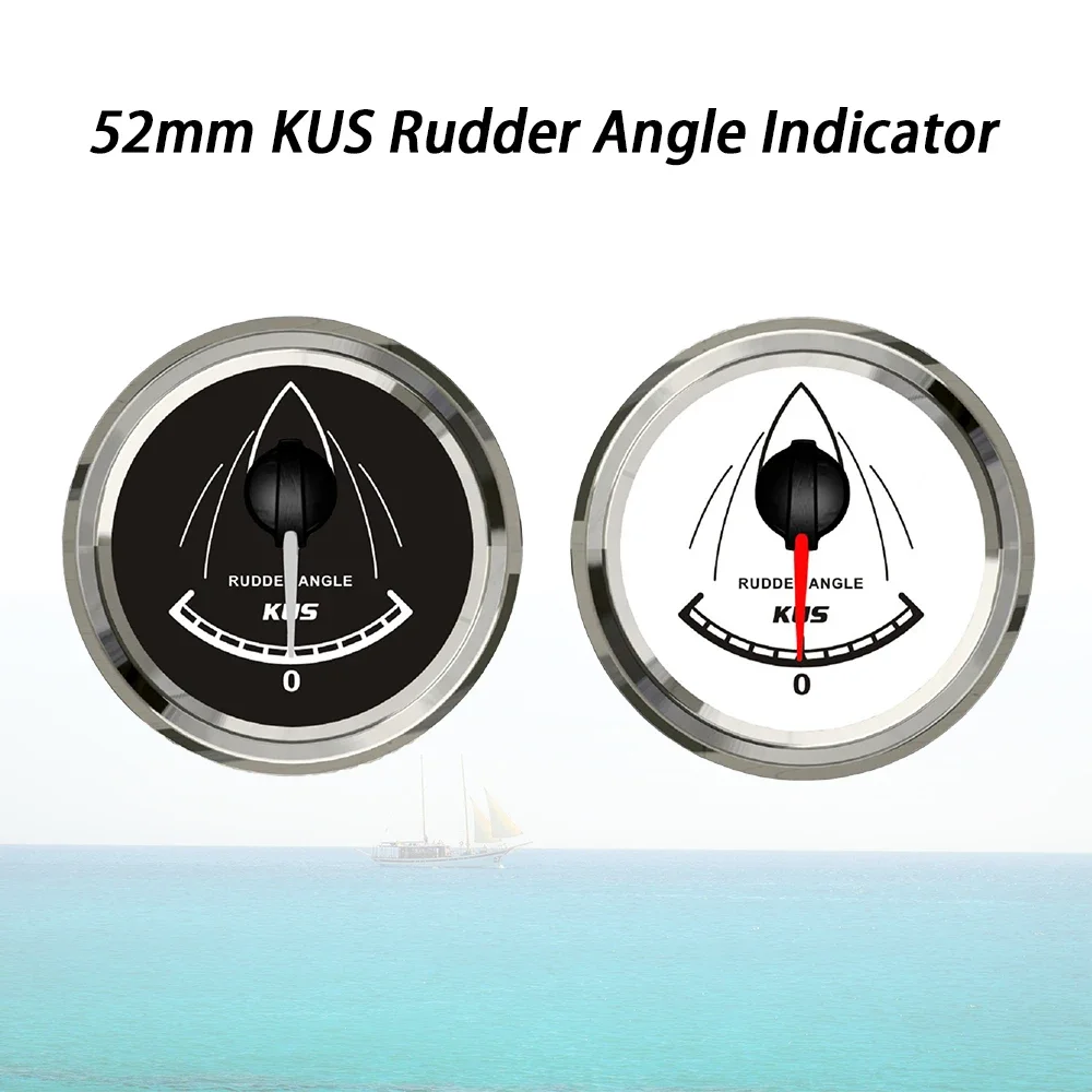 KUS водонепроницаемый индикатор угла поворота руля 52 мм с красной желтой