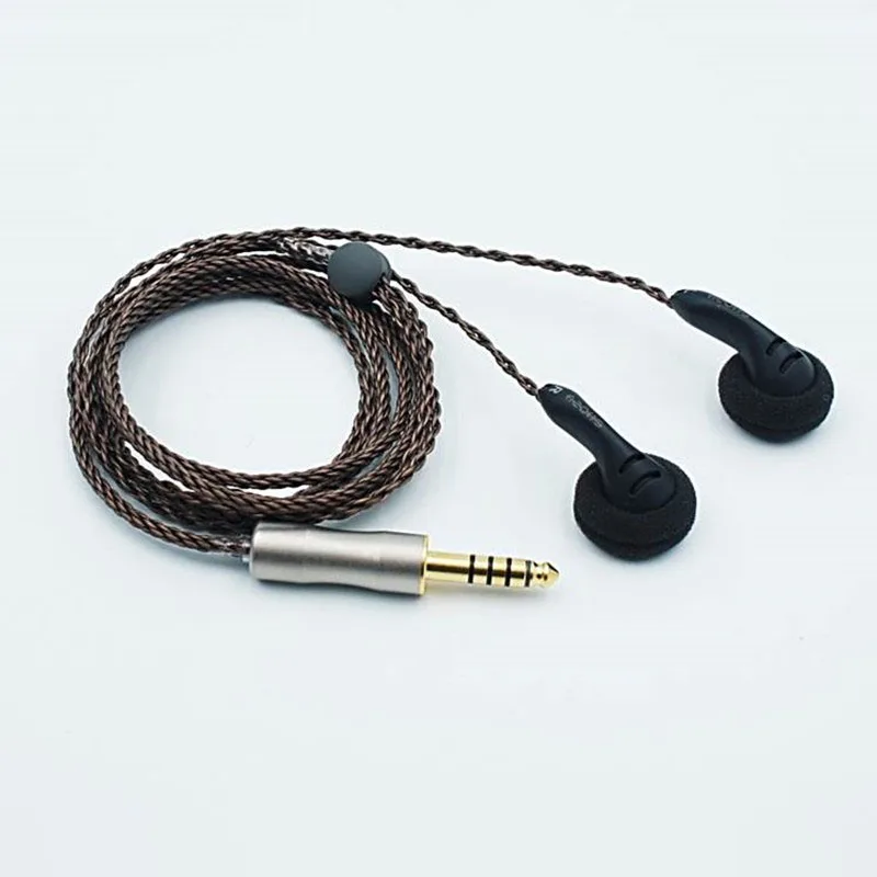 

SHOZY BK (Black) 16ohm 3.5mm Audio/4.4mm Balanced HiFi Audiophile Flat-head Earphones/Earbuds