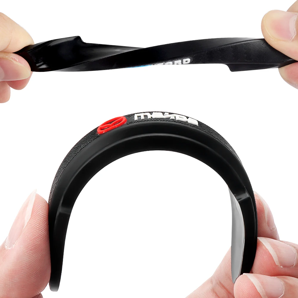 4 шт. защитная боковая полоса для двери автомобиля резиновый край противоударная