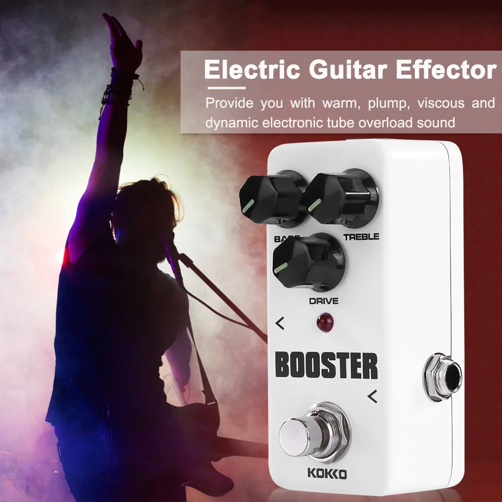 Портативная педаль для гитарных эффектов KOKKO усилитель компрессора искажение