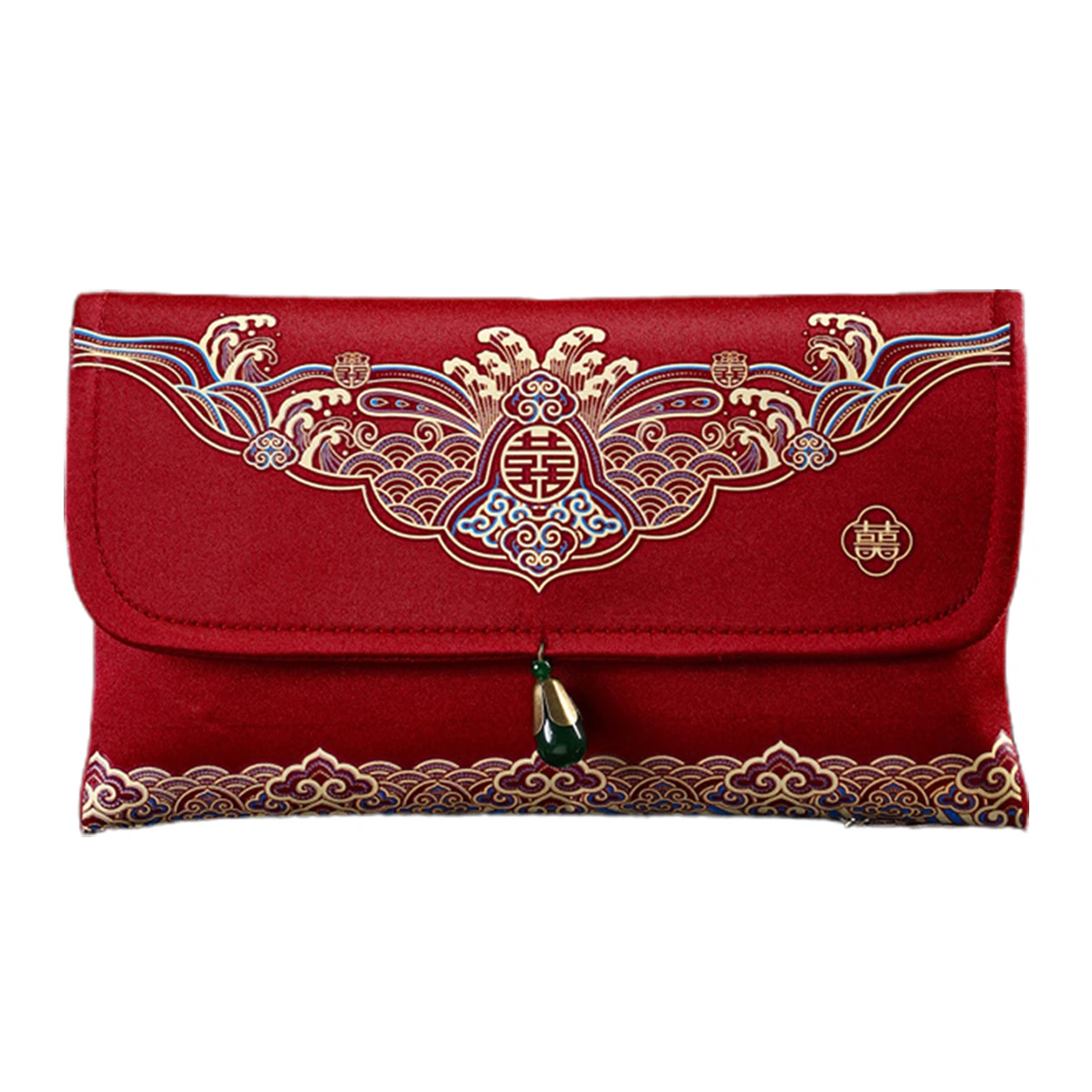 Красные новогодние конверты для денег