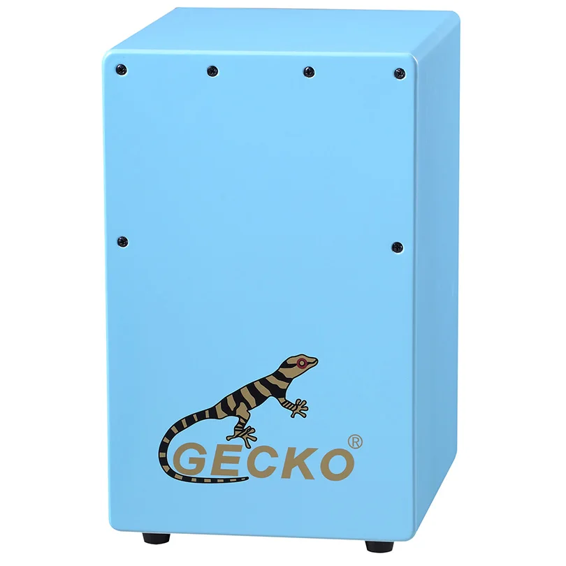 

Gecko Music sells wooden percussion instruments small Cajon Drum