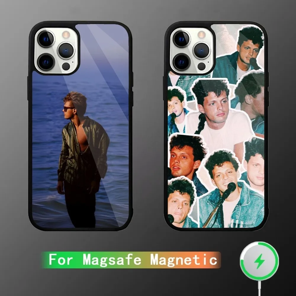 Чехол для телефона Singer L-Louis Miguel iPhone 16 15 14 13 12 11 Plus Pro Max Mini Magsafe магнитная