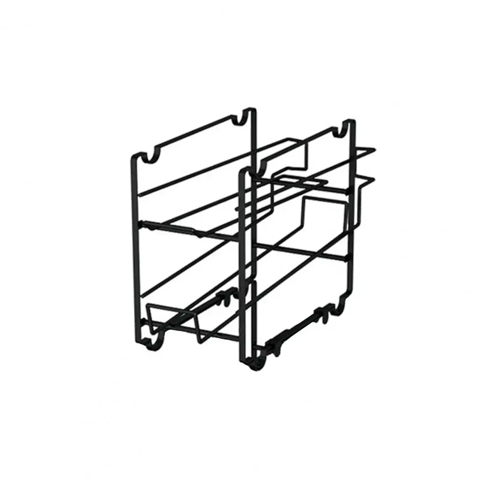 

Cola Storage Rack Double Layer Self-rolling Organizer Efficient Soda Storage Rack for Refrigerator Pantry Cabinet Refrigerator