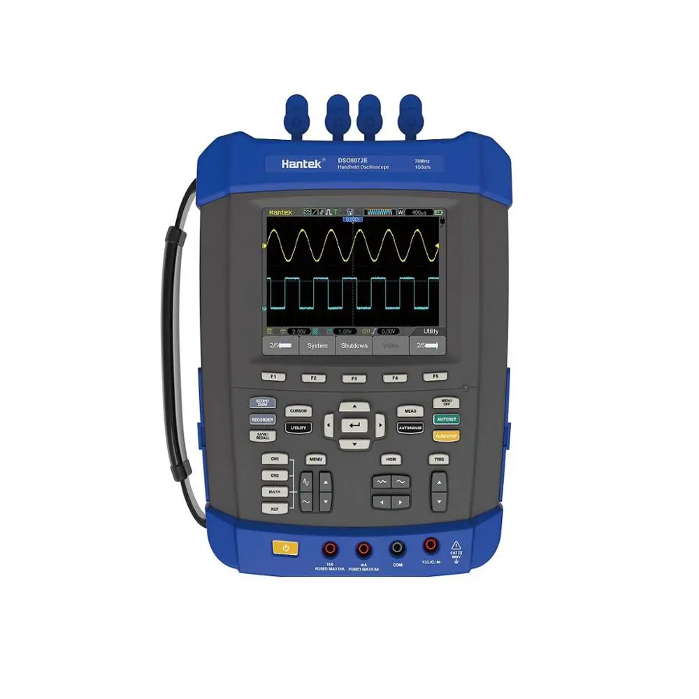 

Hantek DSO8202E 200MHz 6 in1 Multifunction Handheld Digital Oscilloscope 6000 Counter Multimeter 1GS/s for Lab Use