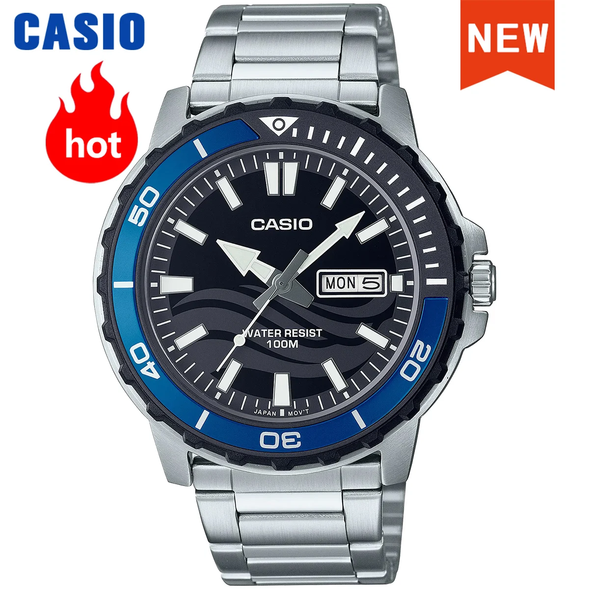 

Casio watch for men Heart of Darkness top brand business affairs fashion 100m Waterproof quartz military relogio masculino