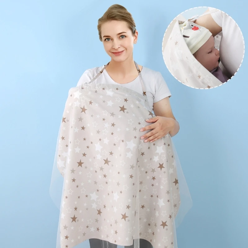 

Muslin Nursing Cover for Baby Breastfeeding Breathable Nursing Cover Cotton Breastfeeding Cover Breast Feeding Coverall