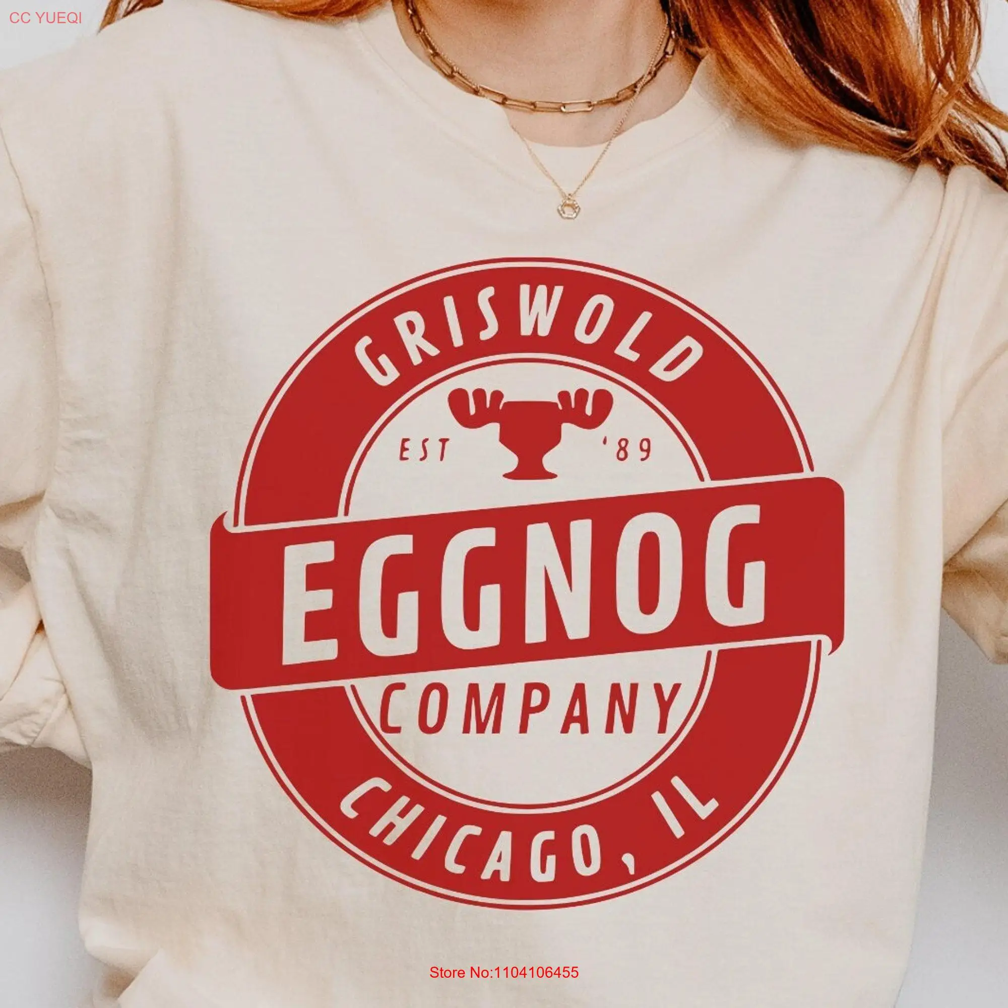 Футболка с длинным или коротким рукавом изображением яичного нога Чикаго ил