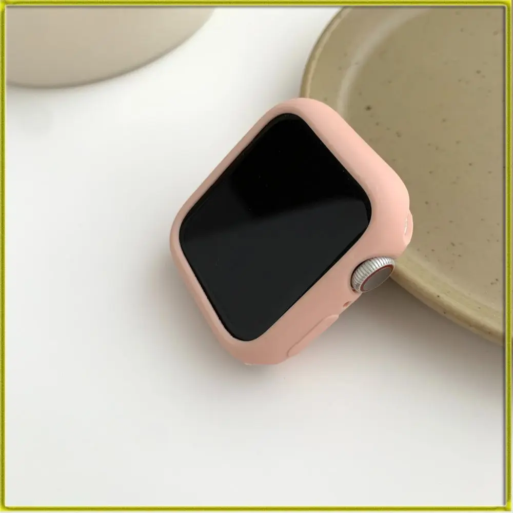 

Watch Protective Shell Silicone Watch Case Watch Anti-drop Case Suitable for Applewatch654321SE Protective Cover for Apple Watch