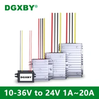 dgxby 10v36v to 24v 1a20a dc regulated power converter 12v22v to 24 1v automotive buck boost supply module ce certificati