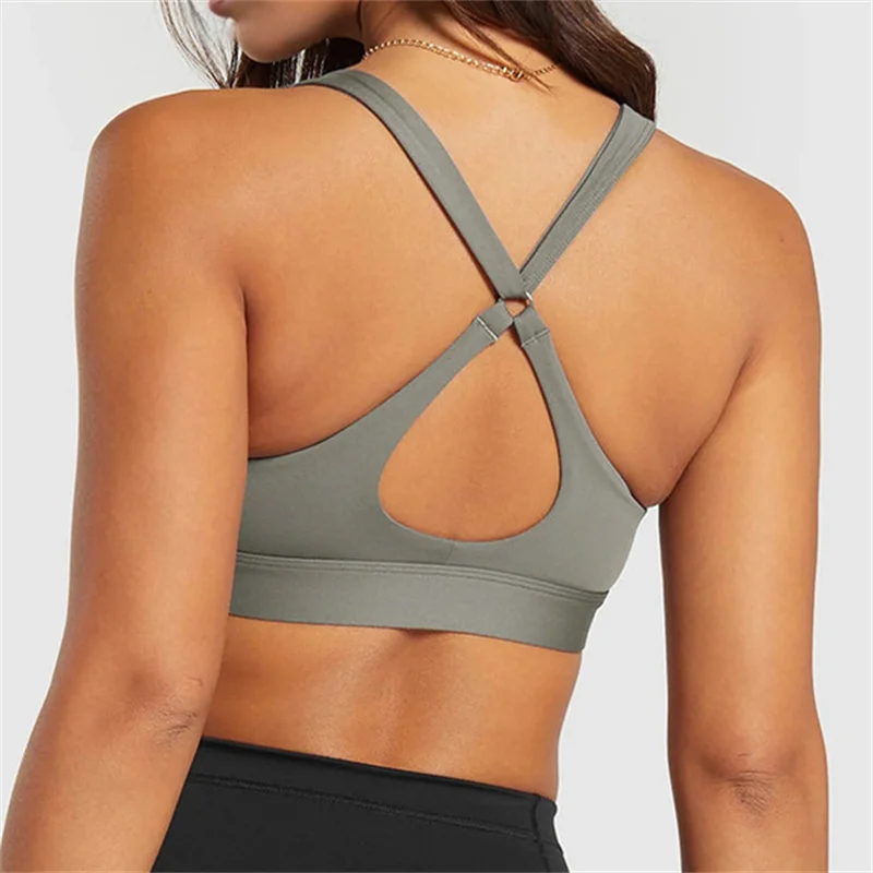 Спортивный бюстгальтер с высокой поддержкой для женщин спортзала ажурный