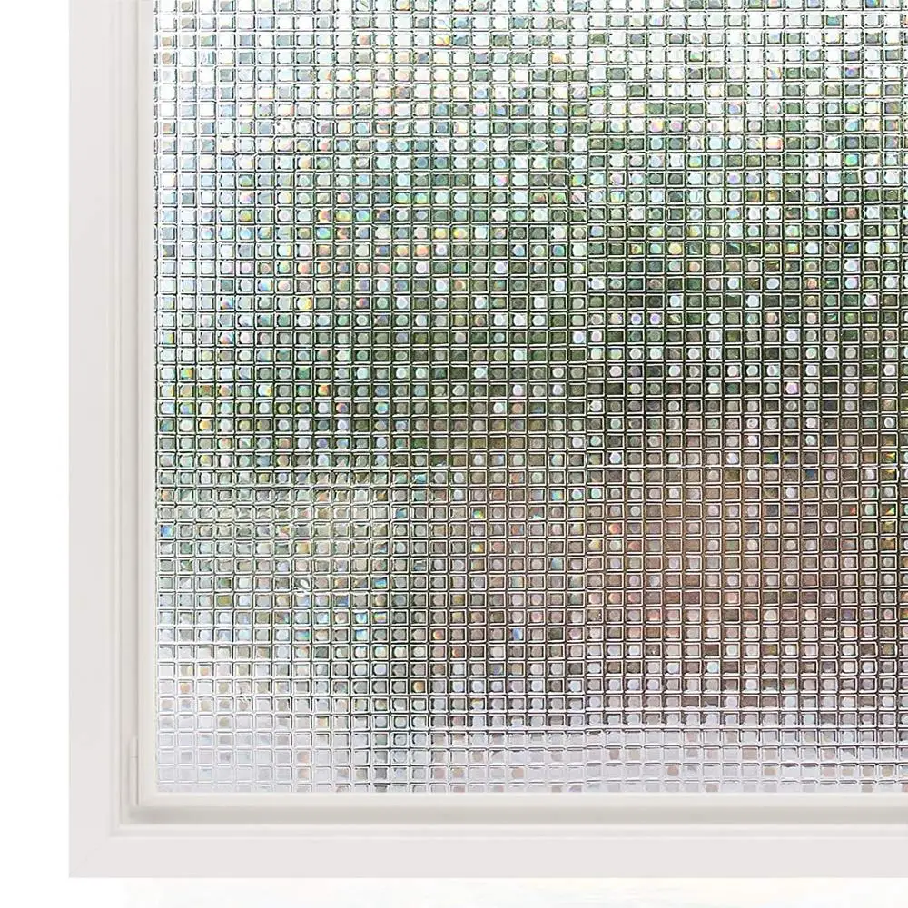 LUCKYYJ 3D декоративная оконная липкая пленка дизайны винила без клея оконная конфиденциальная пленка статическая липкая витражная оконная наклейка