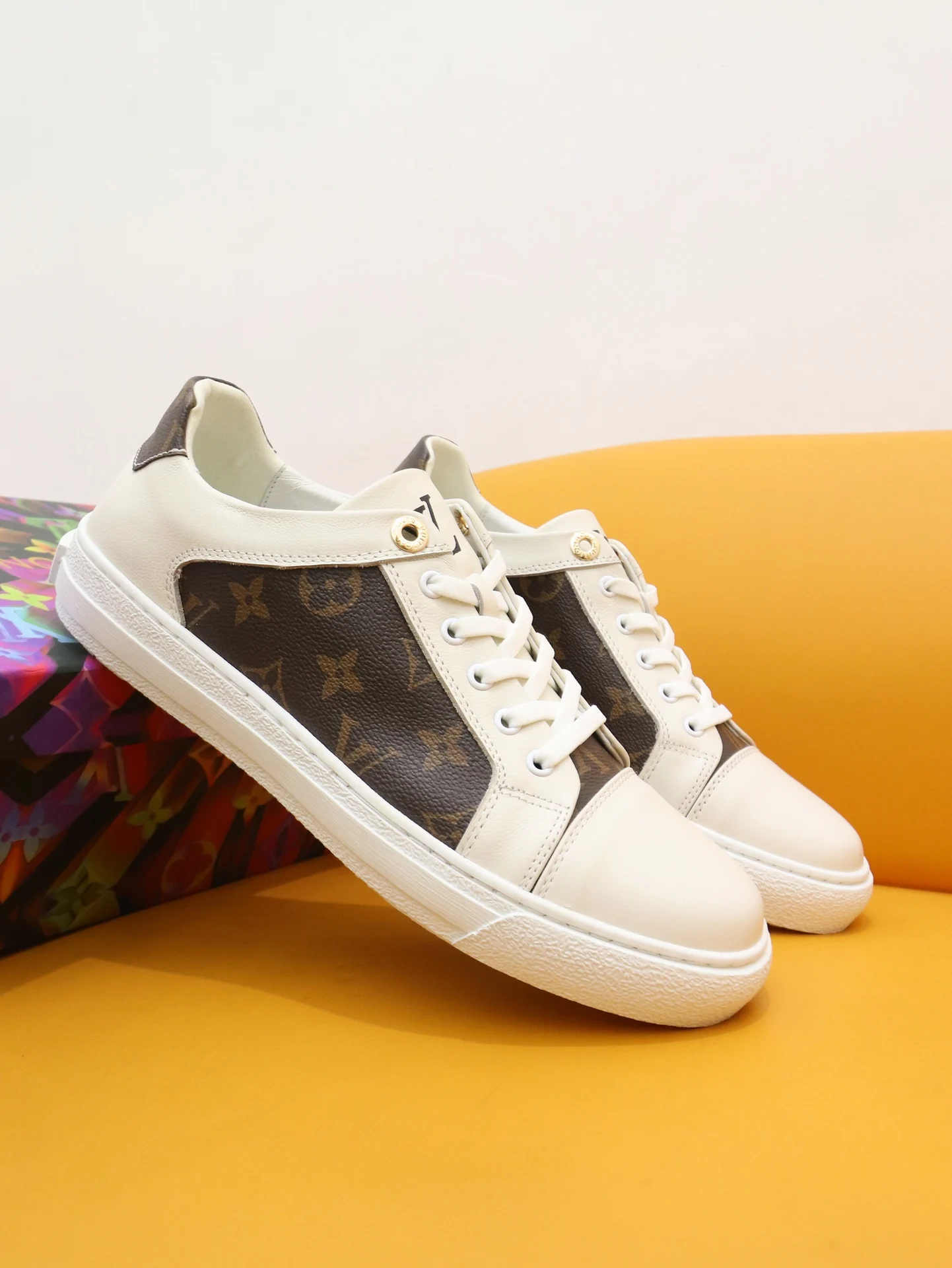 Кроссовки Louis Vuitton Повседневная обувь дышащий Износостойкий Сейсмостойкий