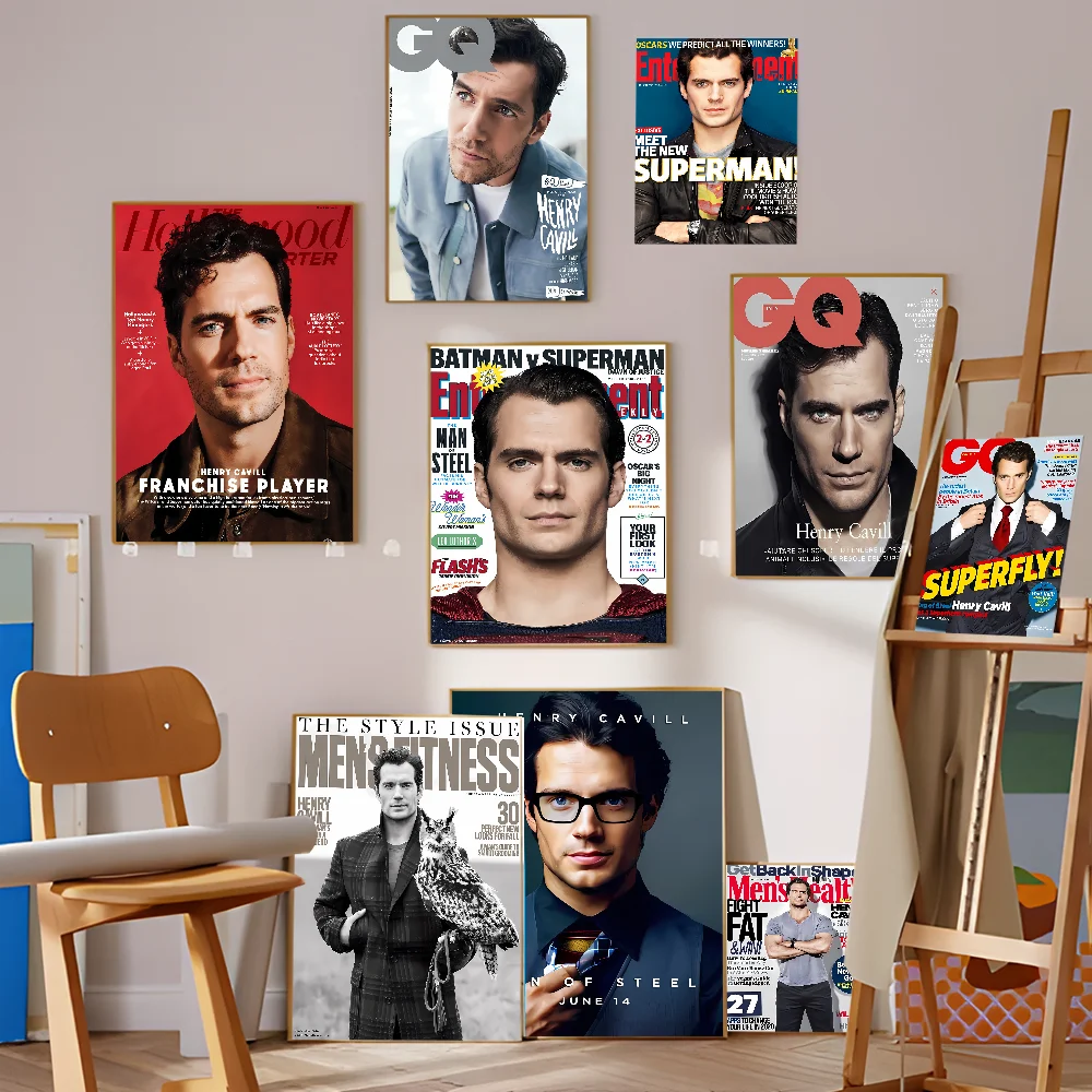Плакат на белой бумаге H-Генри с-кавилл плакат высокого качества настенная