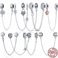 hot sale with original logo charm bracelet 925 sterling silver diy beads ladies necklace ring 2022 new earring jewelry