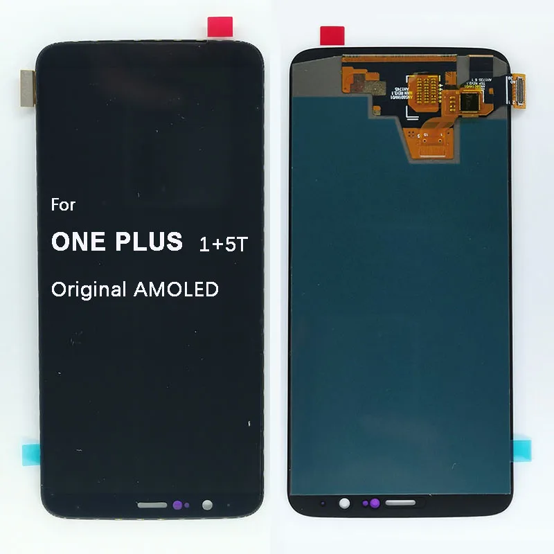 AMOLED For Oneplus 5T A5010 LCD Display For Oneplus 1+5T Touch Panel Screen Digitizer Assembly Replacement Parts