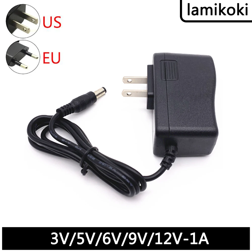 

3V 1A Power Adapter 12V 1A Monitoring Power Supply 9V 1A Transformer 5V 1A Output Switching Power Supply 6V Accessories