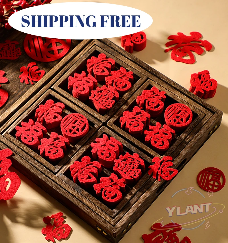 

2022 китайские мини-наклейки на праздник весны, наклейки для ручного метательного оформления, креативный Новогодний набор для лестницы