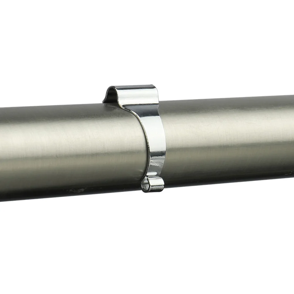 Направляющая для тормозного шланга, зажимы для кабеля, зажим для ретро-автомобилей, серебристая сталь, 32x16 мм, держатель кабеля, фиксация тормозной проводки, регулируемая фиксация