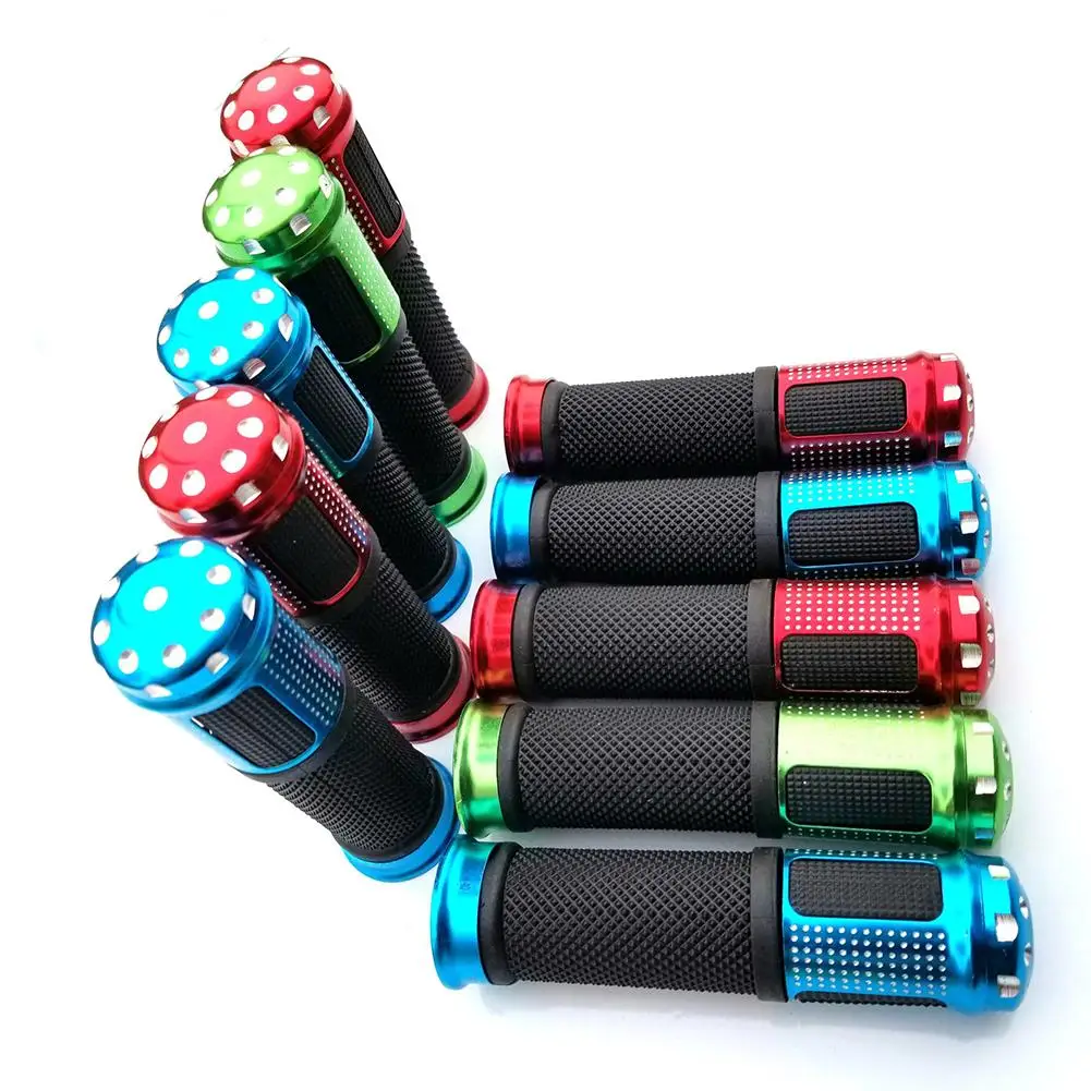 

1 Pair Aluminum Alloy Bicycle Grip Cover Mountain Bike Non-slip Wear-resistant Bicycle Accessories