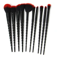 10pcs professional makeup brushes set cosmetic beauty powder brush concealer eye shadow blush complete makeup kit tool women