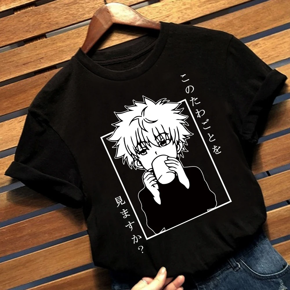 

Men Women T-shirt Tops Kawaii Hunter X Hunter Tshirt Crew Neck Manga Tee Fashion Shirt Clothes 2022
