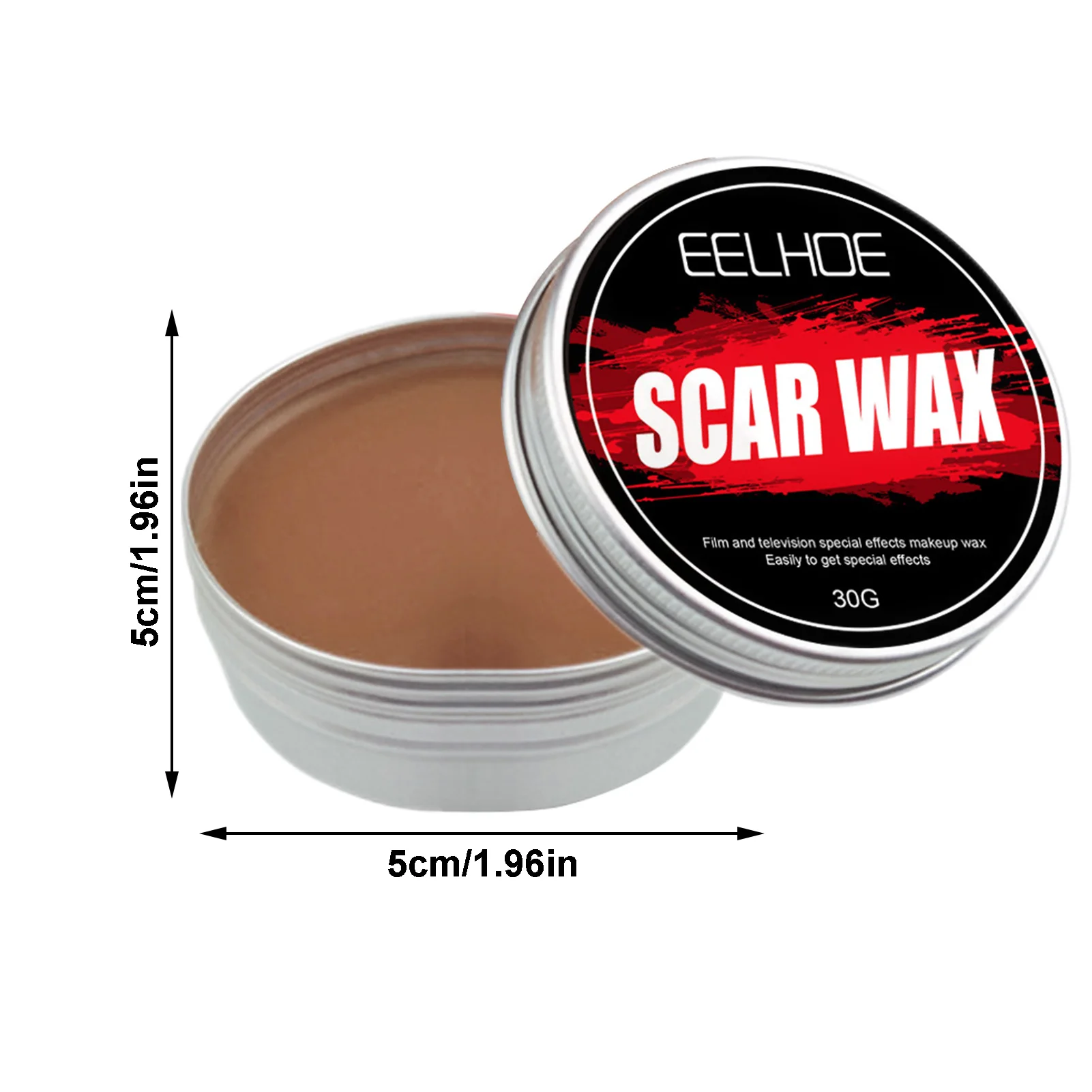 Fake Wounds Scars Wax Professional Modeling Fake Wound Face Painting Scars For Halloween Theatrical Makeup Stage Fancy Dress Up images - 6