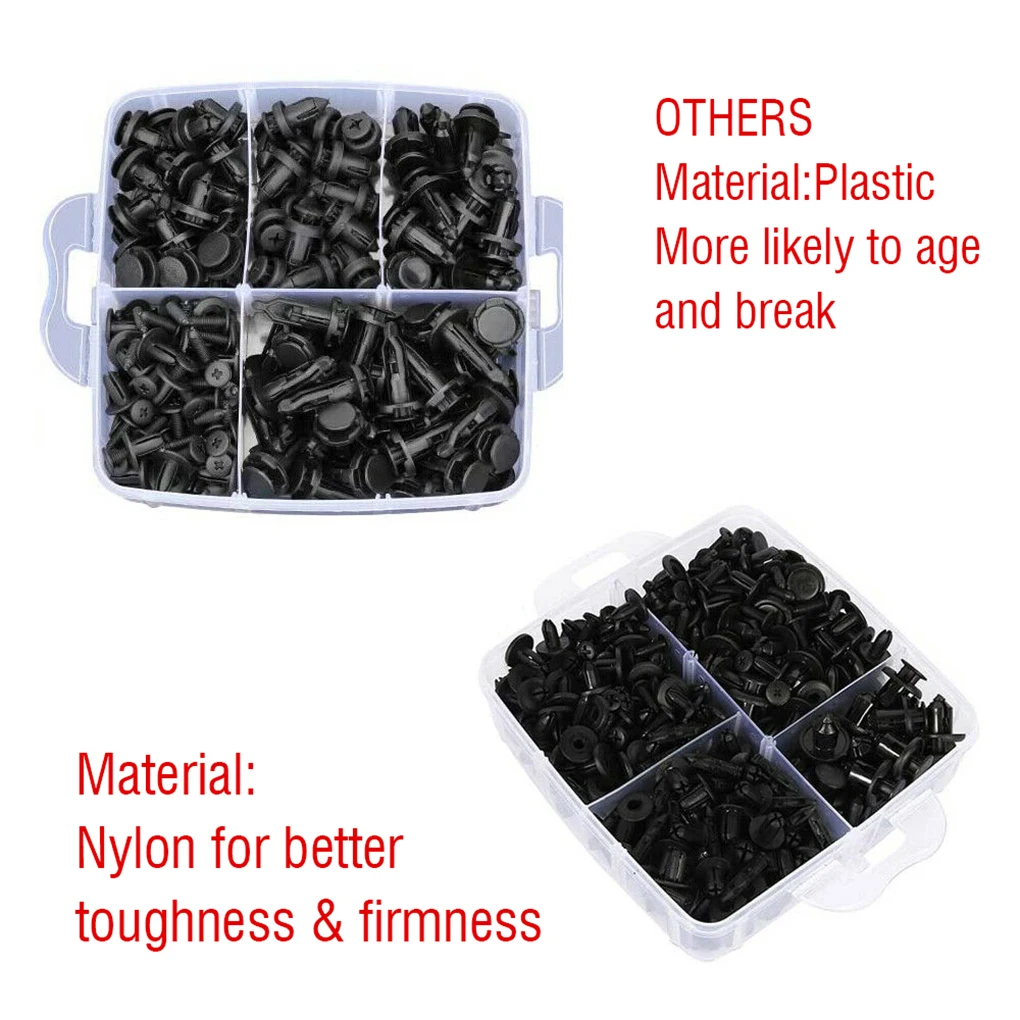 

Комплект из 721 автомобильных крепежных зажимов, автомобильные крепежи, заклепки для бампера, крыла, комплект деталей для дверной отделочной панели