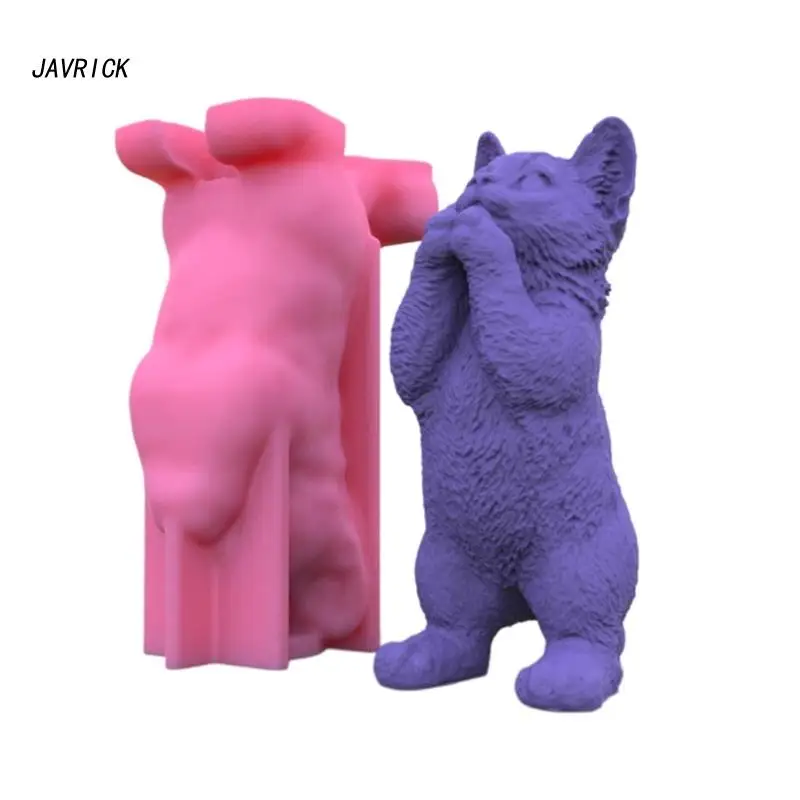 

Вертикальная форма в виде животного, 3D формы из абстрактной эпоксидной смолы, украшение для дома