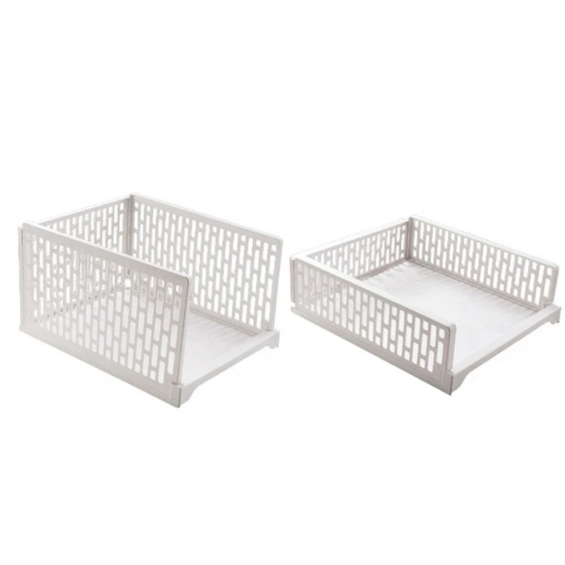 

Stackable Wardrobe Drawer Cabinet Organizer Drawer Clothes Closet Storage Box Shelves Plastic Partitions Storage Rack