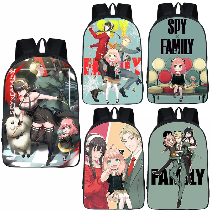 

Anime Spy x Family Backpack For Teenager SPYFAMILY Cartoon Anya Smug Fashion Schoolbags High-Capacity Student Book Bag Best Gift