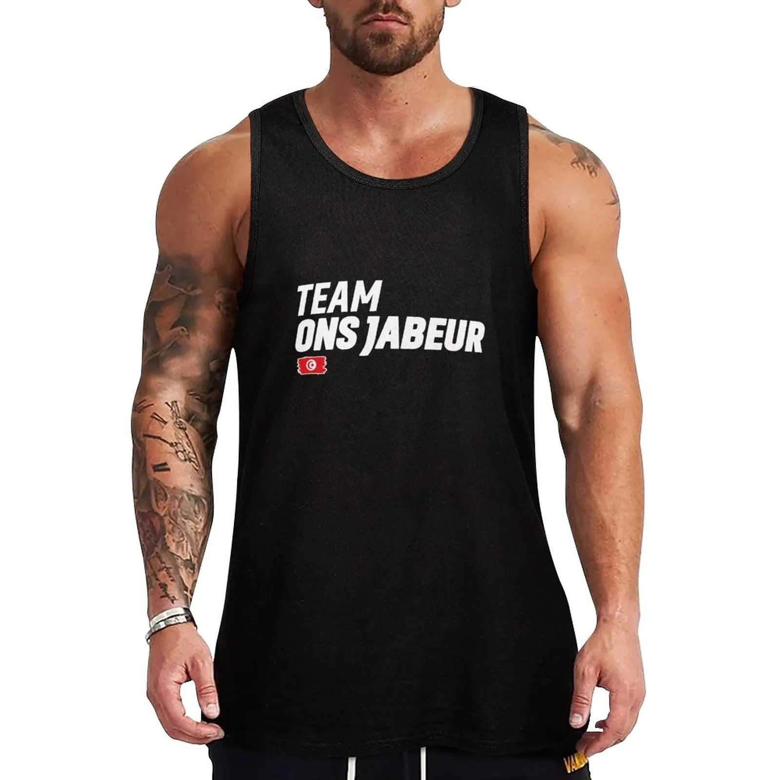 Team Ons Jabeur Tusinian Tank Top аксессуары для тренировок в тренажерном зале баскетбола