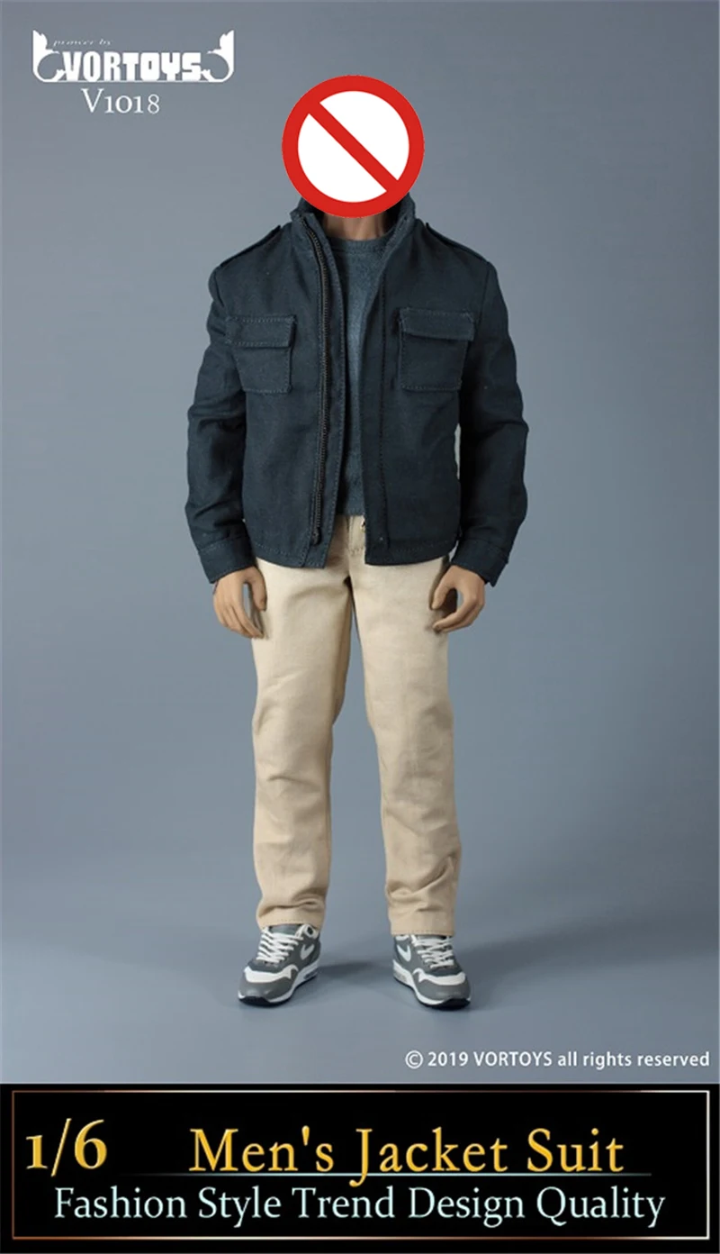 VORTOYS V1018 1/6 Мужская куртка футболка брюки комплект одежды модель Fit 12 дюймов солдат