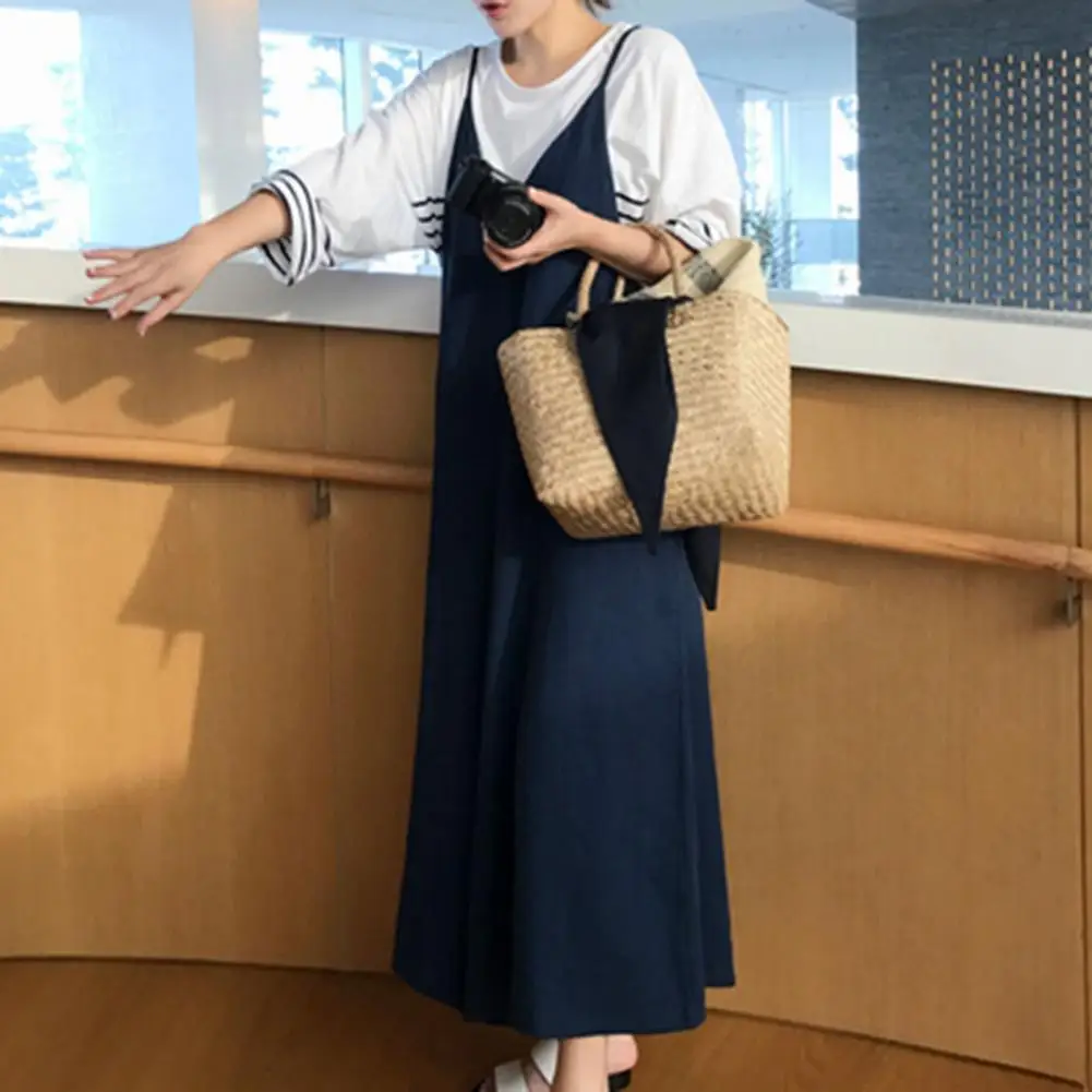 

Lightweight Quick Drying Pure Color Sleeveless Jumpsuit Woman Clothes