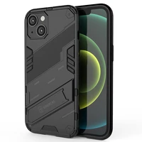 punk case for iphone 14 case for iphone 14 cover funda capa shell coque armor holder stand pc shockproof bumper for iphone14