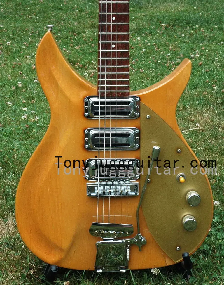 

6 Strings 325 Trans Semi Hollow Body Yellow Electric Guitar Single F Holes,Short Scale 527mm,Gloss Fingerboard,3 Toaster Pickup