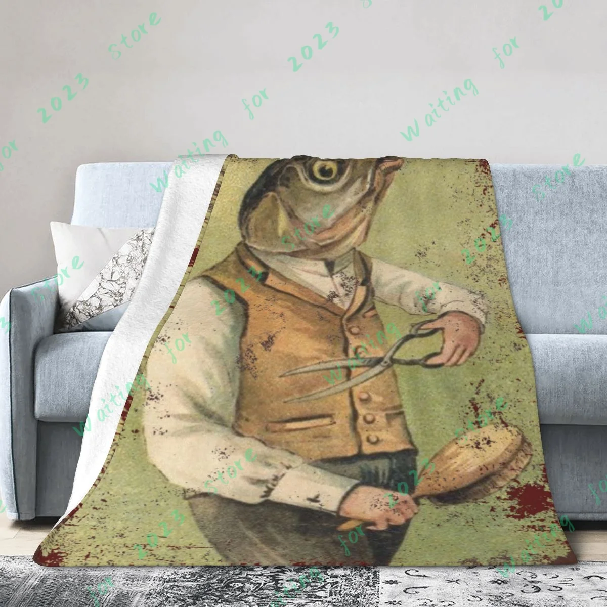 

Animal pet funny art sea fish - 3d throw blanket brand design blanket quilt bedspread blanket sofa blanket home textile bedding