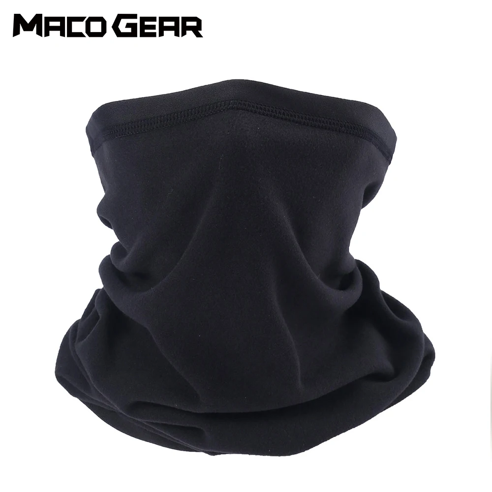 

Уличная спортивная маска женский мужчины, бандана, шейный гаитер, термостойкая наполовину лицевая флисовая трубка, банданы для велоспорта, ...