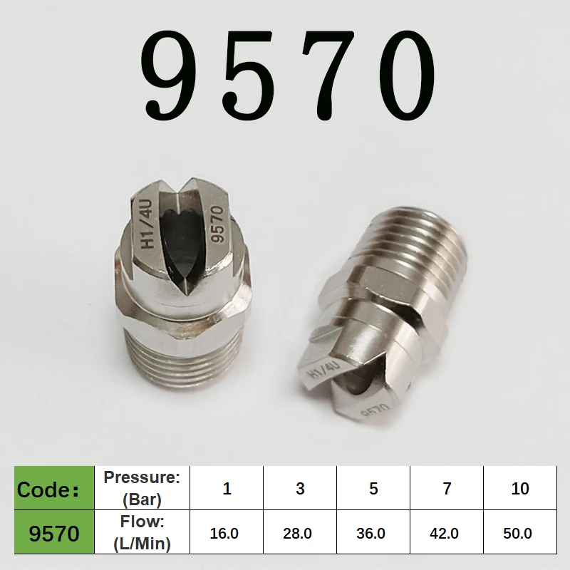 

Распылительный наконечник DGSHIRUN 1/4" BSPT 95° из нержавеющей стали