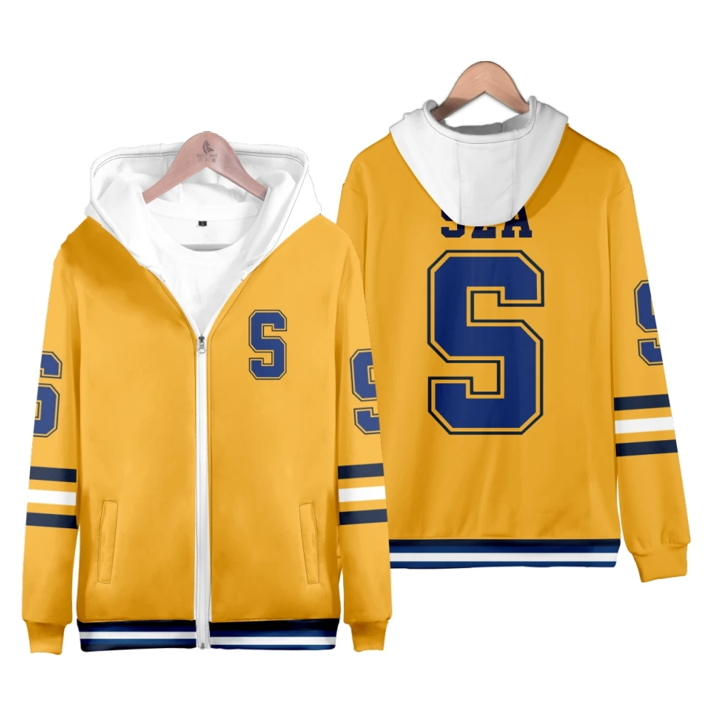 Мужская куртка с 3D-принтом воротником-стойкой на молнии