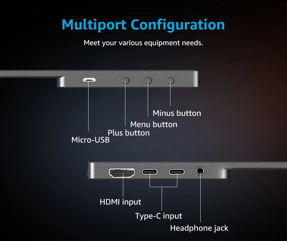 Портативный монитор Dopesplay 16 дюймов 2K 2560*1600 USB C