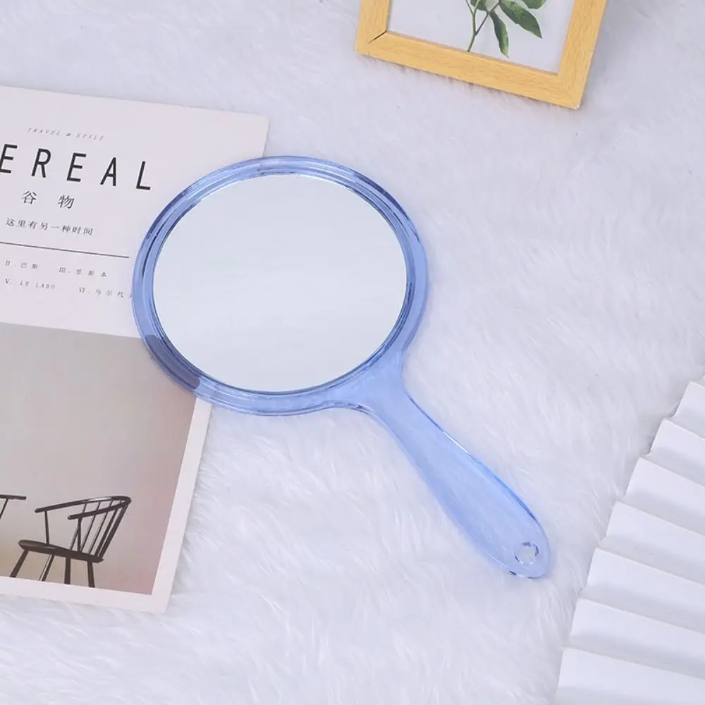 Двухстороннее зеркало с ручкой высокой четкости Прозрачное пластиковое