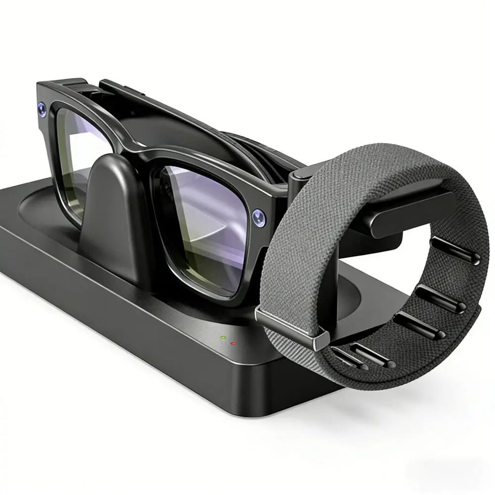 Фото Зарядная док-станция для умных очков RayBan и очков Neural Band, подставка для хранения и зарядки, аксессуар для смарт-очков №4