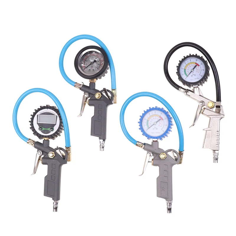 

EU Digital LED Car Tyre Pressure Gauge Tyre Tire Inflator Air Pump Pressure Gauge Tester Car Van Auto Motorcycle