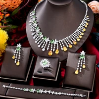 soramoore original luxury necklace bangle earrings ring jewelry sets for women wedding russia dubai bridal party jewelry sets