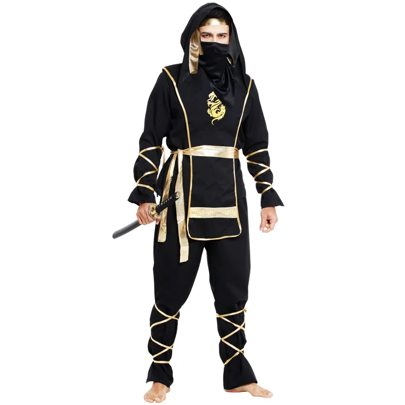 

Halloween Adult Warrior Suit Cosplay Hokkaido Samurai Costume