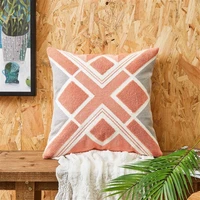 nordic ins embroidery pillow covers decorative cushions living room cotton chair pillow cushion hotel decoration office chairs
