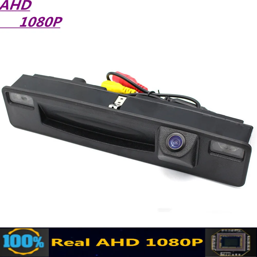 

170° AHD 1080P Trunk handle Vehicle Rear View Camera For Ford Focus Sedan C-max 2015 2016 2017 2018 Car Parking Monitor