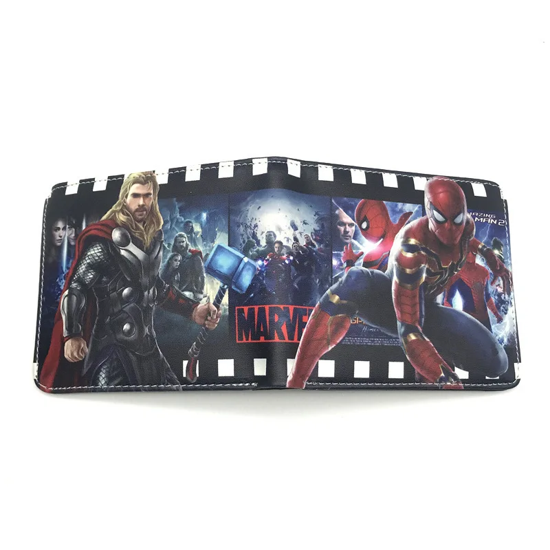 Детский кошелек с героями Marvel Человек-паук из искусственной кожи для мальчиков